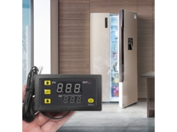 Controlador de Temperatura Digital Mini com Display LED, Regulador e Sensor 20A | S/MARCA