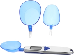 Colher Medidora Com Balança Digital, Visor Lcd E 3 Copos Medidores