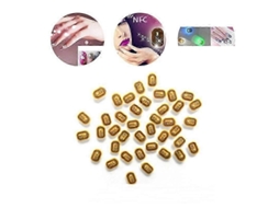 5 Adesivos De Unha Com Nfc E Chip Led Inteligente Para Alongamento E Melhoria Das Unhas
