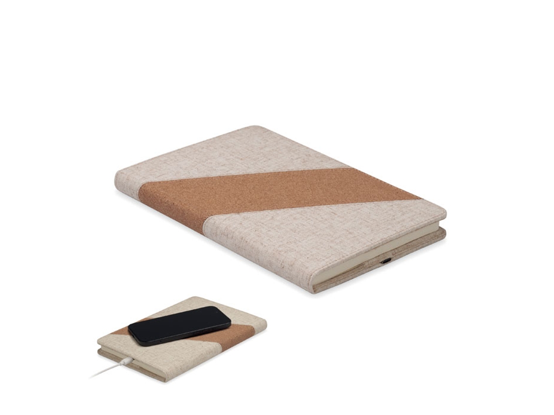 Cuaderno A5 Con Cargador 15w MIDOCEAN