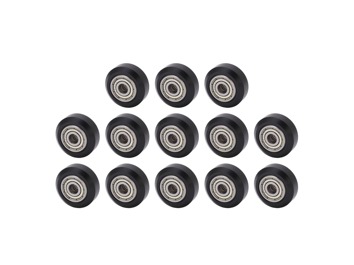 13 Peças Roda De Impressora 3d Polia De Aço Carbono Rolamento Pom Acessório Para Máquina Cnc