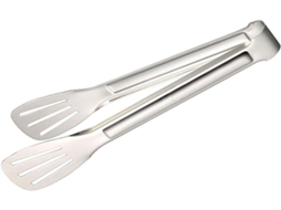 VYLARA Metal Serving Tongs, Heavy Duty Ergonomic Design For Buffet Party Utensils, Aço Inoxidável Long Grilling Tongs, Reutilizável Fácil De Limpeza, Materia