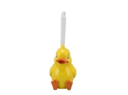 Baok-escova De Vaso Sanitário Pato Amarelo Sem Costura Com Base
