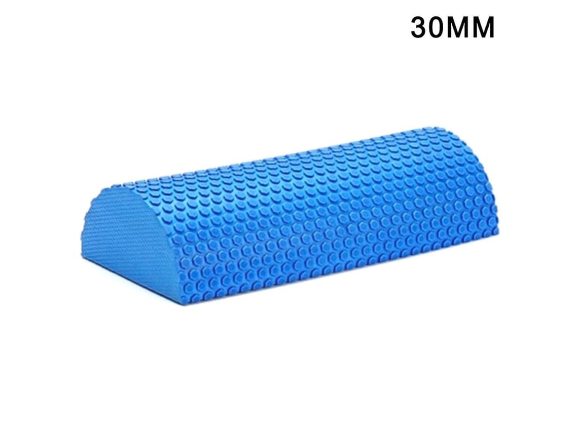Bloco De Rodillo De Espuma Eva Meio Redondo Para Massagem Equilíbrio Yoga Pilates Fitness Portátil (30mm)