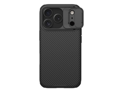 Capa Magnética Nillkin Camshield Pro Para Iphone 17 Pro, Preta