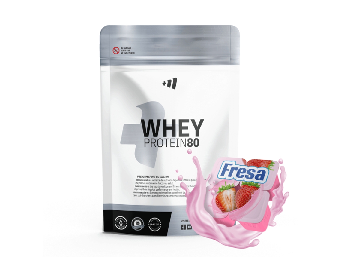 Whey Protein80 - 1kg Morango Da MM SUPPLEMENTS