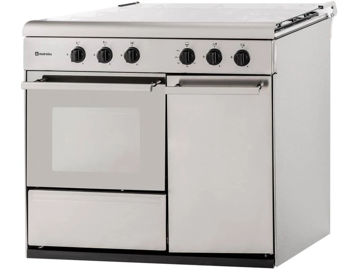Fogão MEIRELES N 921 X N (55 L - Gás Natural - Inox)