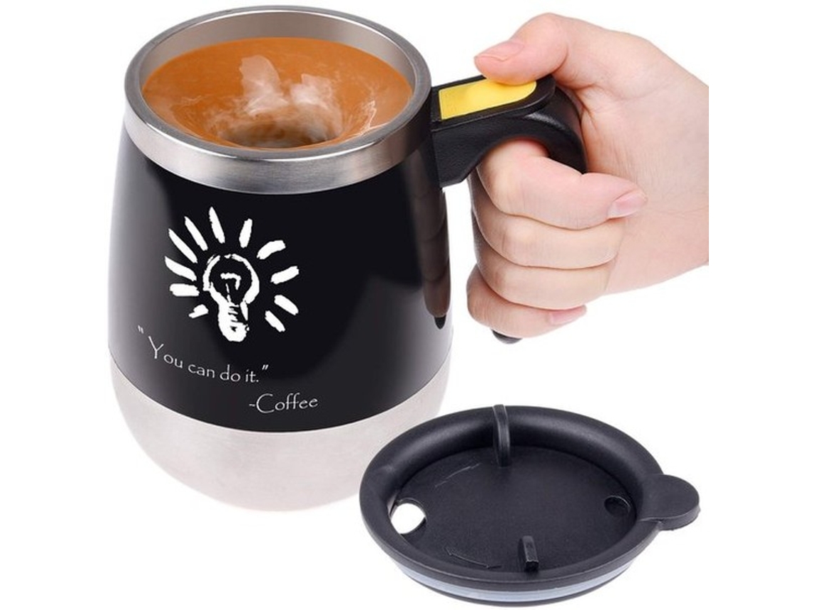 Escolha Sólida - Xícara De Café Que Se Lava - Bico De Aço Inoxidável - Tampão Sem Resíduos - Automático - Para Café/chá - Perfeito Para Bebidas Quente
