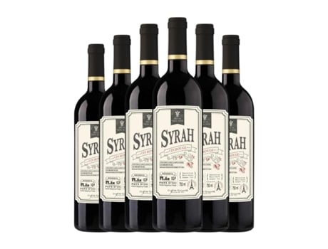 Vinho SAINT AURIOL Maison Vialade Vintage Syrah Vin de Pays d'Oc (0.75 L - 6 Unidades)