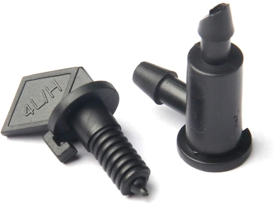 Conjunto de 100 Bicos Irrigação por Gotejamento Pretos, 4l/h, para Conexão com Mangueira 4/7mm Ou Tubo Pe, | S/MARCA