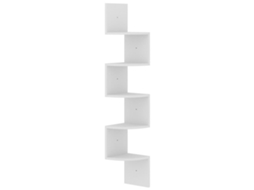 Prateleira de Borda para Parede Derivados de Madeira Branco MAISON EXCLUSIVE