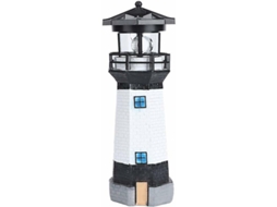 Luminária solar giratória de LED para jardim, lâmpada decorativa para paisagismo, luz solar externa para decoração de jardim Brilvibera (preta)