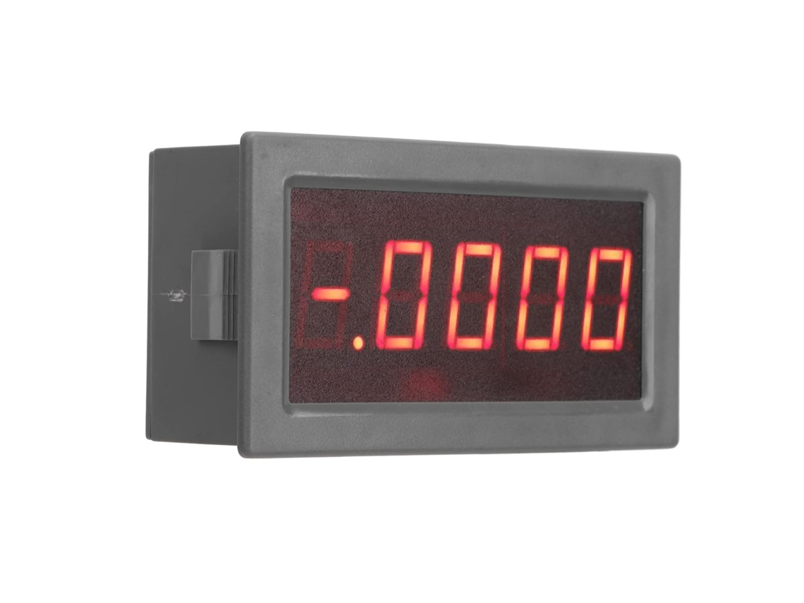 Amperímetro Digital Led Em Abs Adequado Para Carros E Barcos