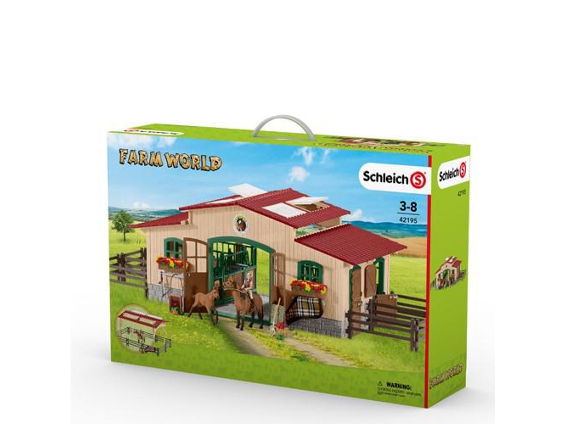 Conjunto de Figuras SCHLEICH Estábulo com Cavalos e Acessórios