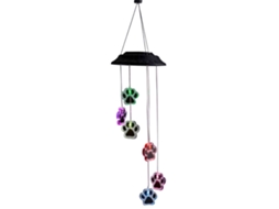 Sino Eólico Solar Garra de Urso Led Colorido