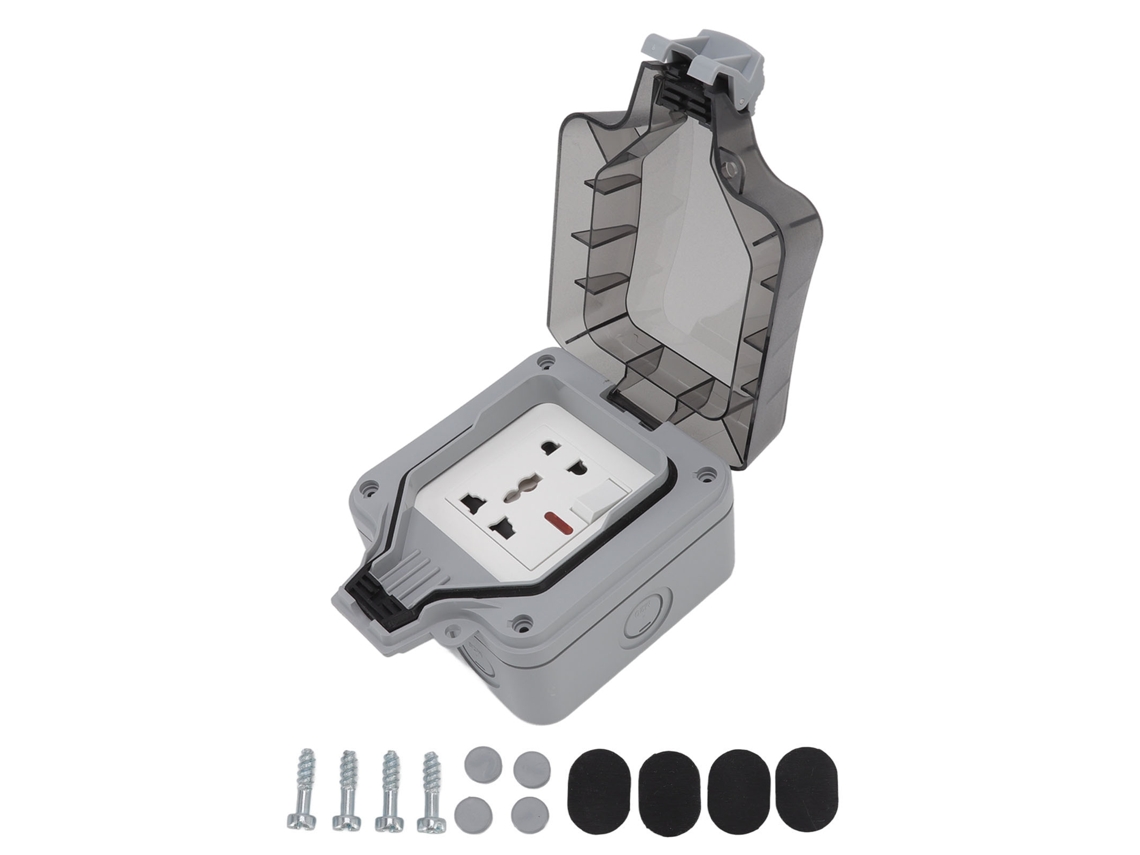 Laxiscreed Caixa De Tomada Exterior Ip66 Resistente À Água E Pó, 16a, Impermeável