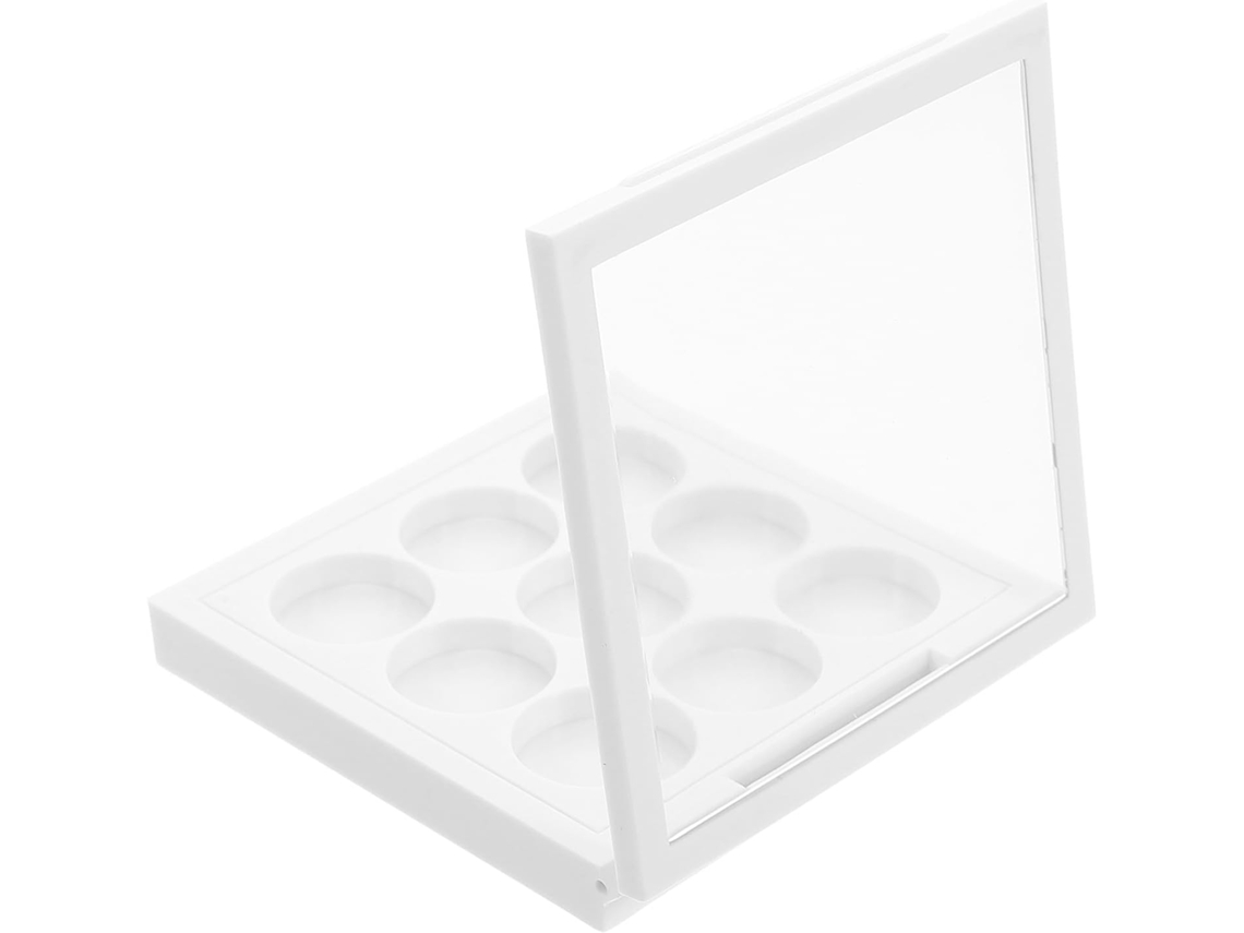Paleta De Maquiagem Empty Blush Space Com 9 Compartimentos De Plástico