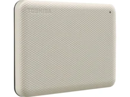 Disco Externo HDD TOSHIBA Canvio Advance (2Â TB - USB - Branco)