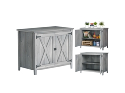 Gartenschrank. Holzschrank For Gartengeräte. Outdoor - Cabinet For Terrace. With Doppeltüren. Scheunendesign. Light