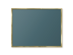 Quadro magnético de parede azul marinho vibrante para quarto Espelharte (80x60 cm)