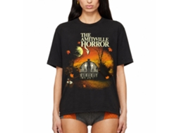 Rockinstone Amityville Horror Movie Amityville House Black Adult T-shirt Size:m