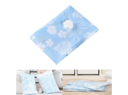 Saco De Armazenamento A Vácuo Com Estampa Orquídeas, Ideal Para Guardar Roupas E Quilts, Da Thinken. Tamanho: 80 X 1 10 Cm.