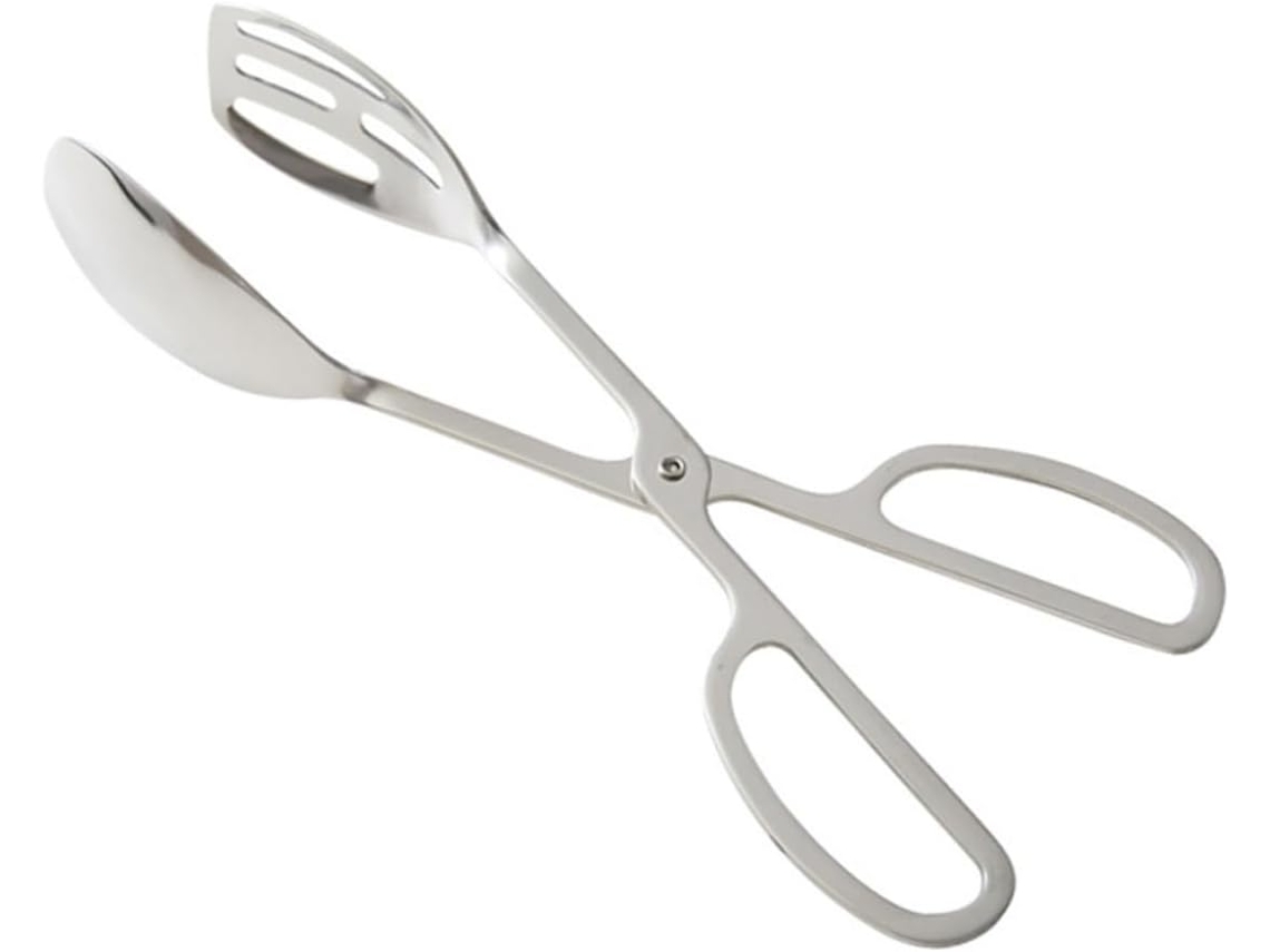 Pinça Para Alimentos Alipis, 1-unidade, Em Aço Inoxidável, Multifuncional, Para Bife E Churrasco, Design Tipo Tesoura
