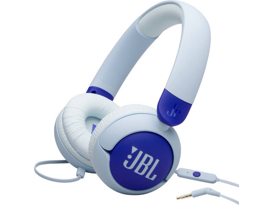 Auscultadorores com Fio JBL JR320 (On Ear - Microfone - Azul)