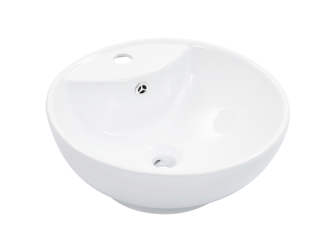 Basin, Basins Vidaxl Branco Cerâmica (n/a)