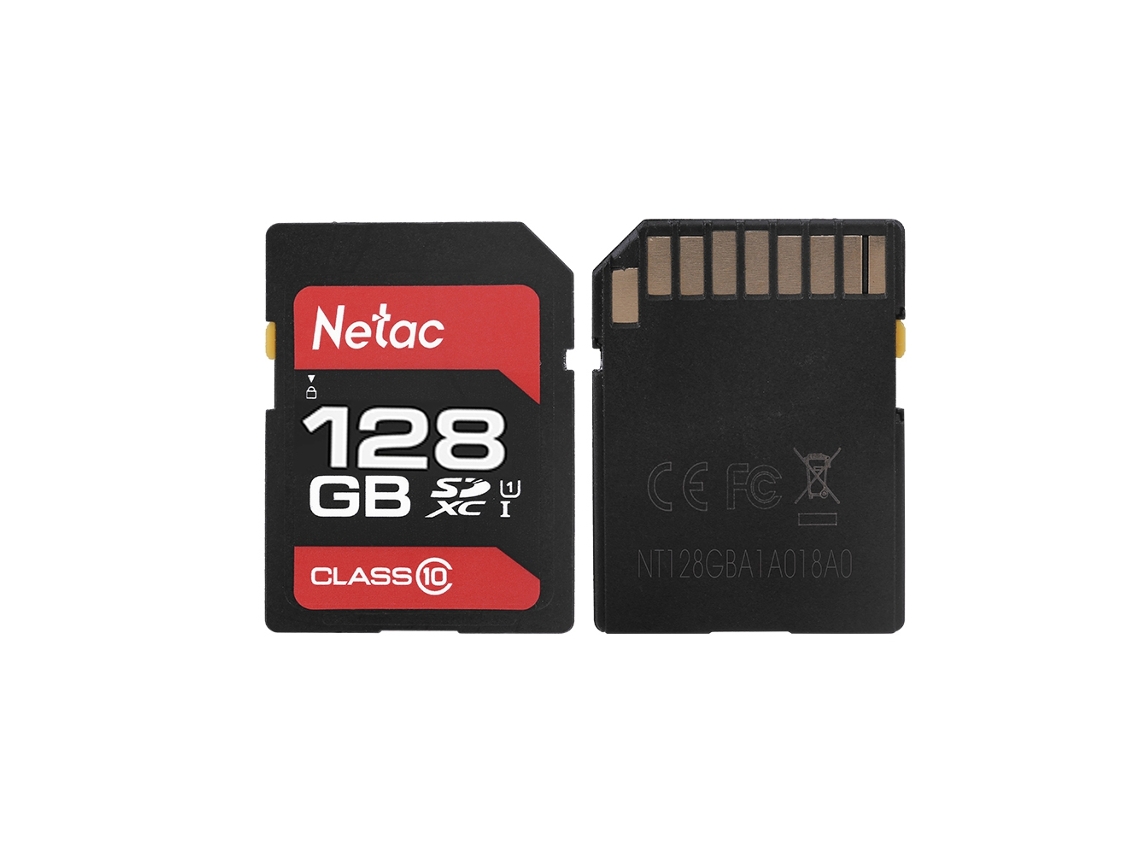 Cartão de memória Netac P600, 128GB, UHS-I, U1 EOOCOO