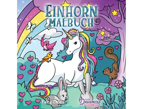 Livro Einhorn Malbuch Für Kinder Im Alter Von 4-8 Jahren De Young Dreamers Press (inglês)