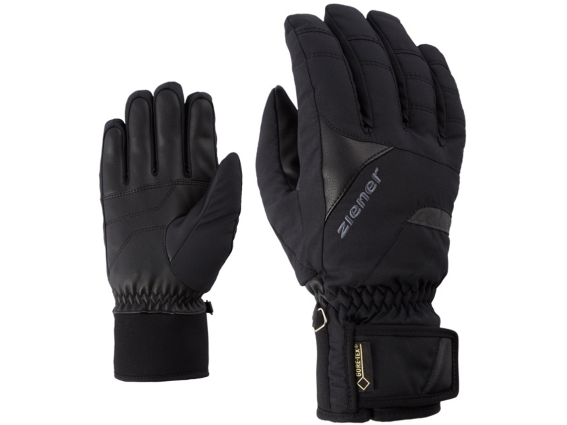 Luvas para Ski ZIENER (Unissexo - Preto - Tamanho 10)