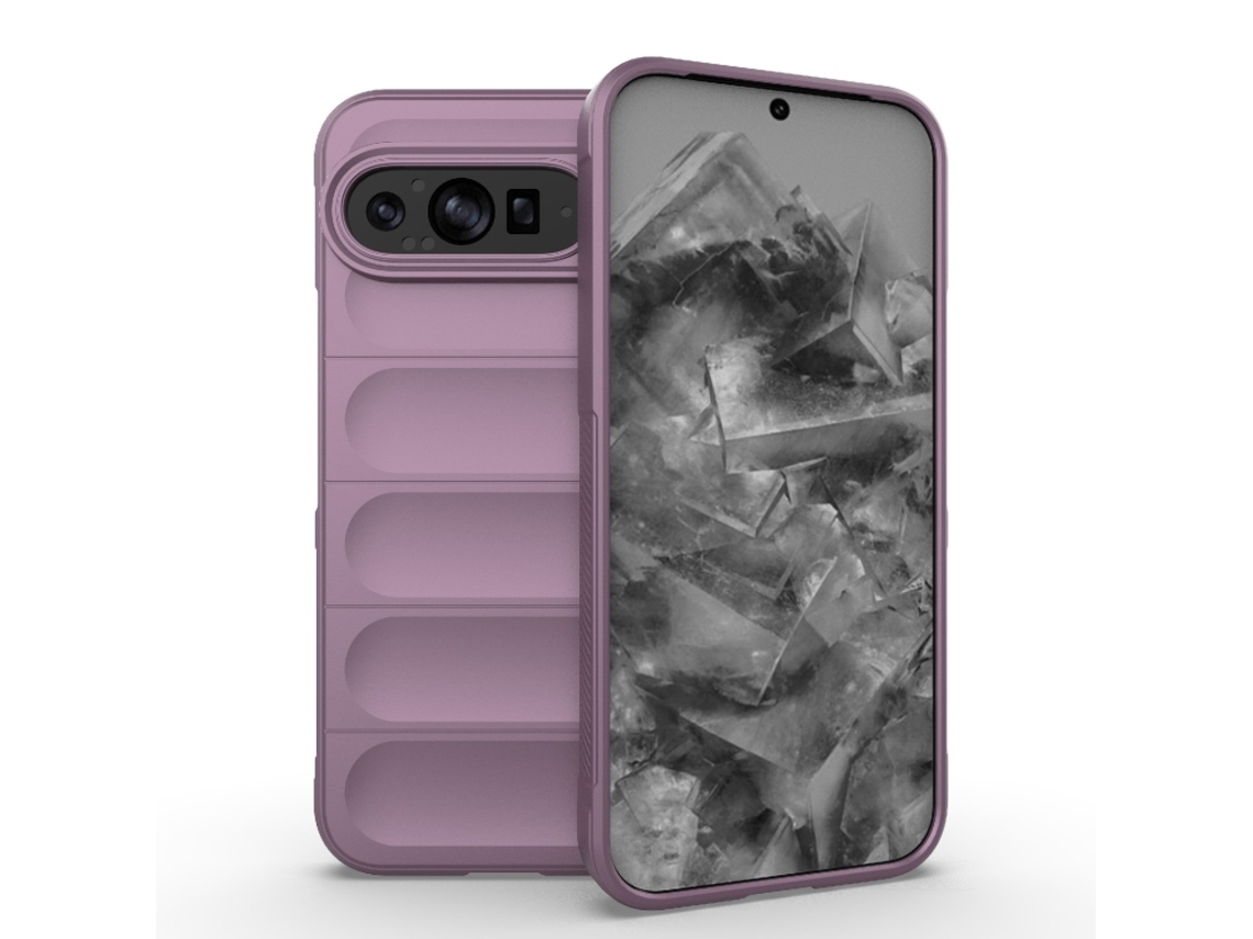 Capa De Silicone Para Google Pixel 9 Pro Xl (roxa) Gertiz