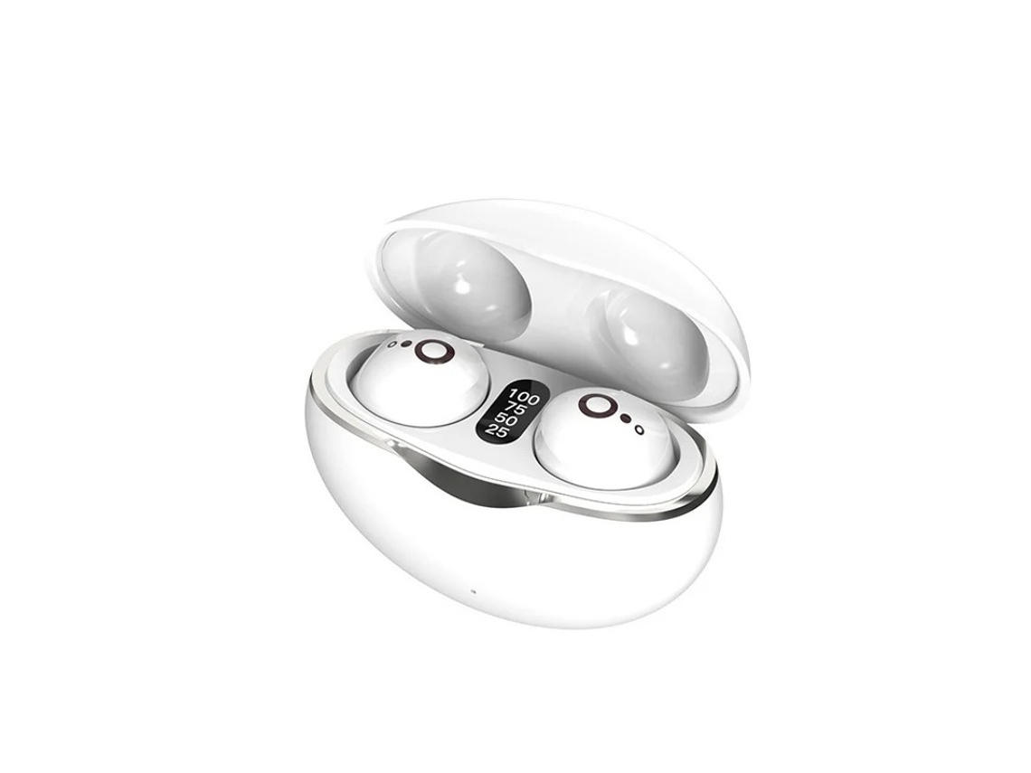 Auriculares Invisíveis Tws Hifi Bestvite Bluetooth Com Cancelamento De Ruído Branco