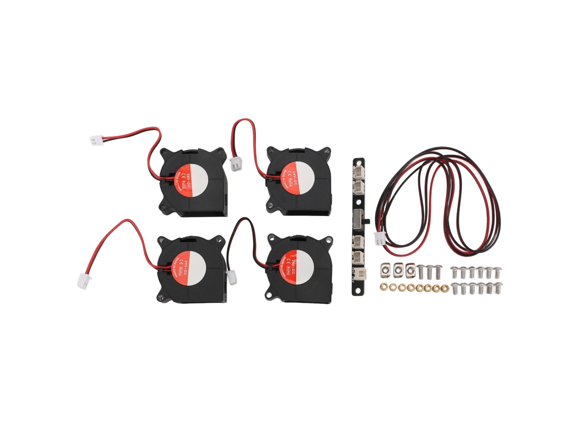 Ventoinha De Resfriamento De Turbina Para Impressora 3d (substituição De Resfriamento) 4 Conjuntos 4020 24v 40x40x20mm