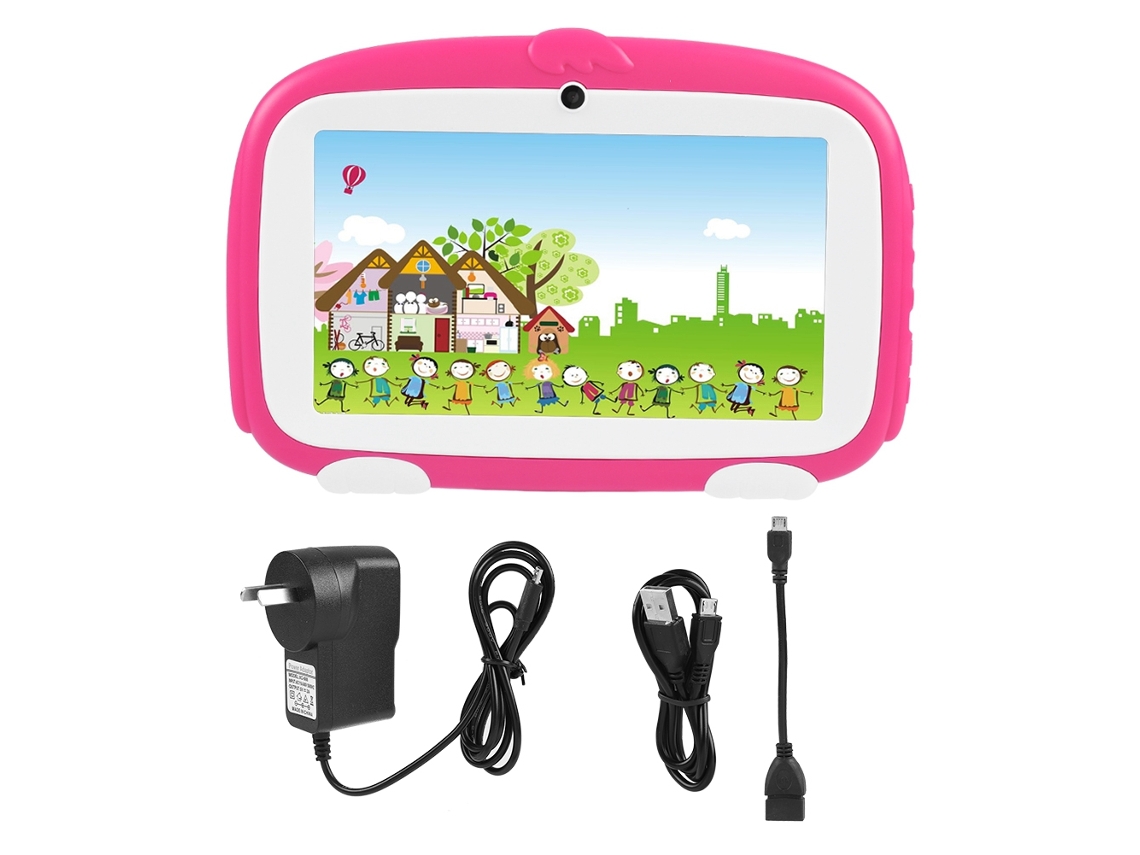 Tablet Inteligente Para Crianças (aprendizagem) Rosa, Tela 7 Polegadas, Wifi, 8g.