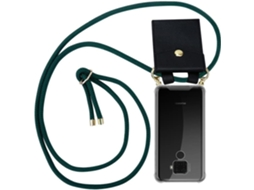 Capa Colar Exército Anéis Ouro para Huawei Huawei Mate 30 Lite HONGWE. Silicone Transparente