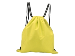 Mochila de Corda Esportiva Amarela Resistente À Água