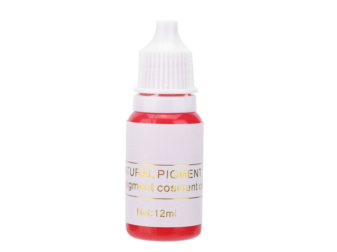 Tinta Profissional Para Tatuagem De Olhos E Lábios Pigmento De Microblading Duradouro 12ml07 Vermelho