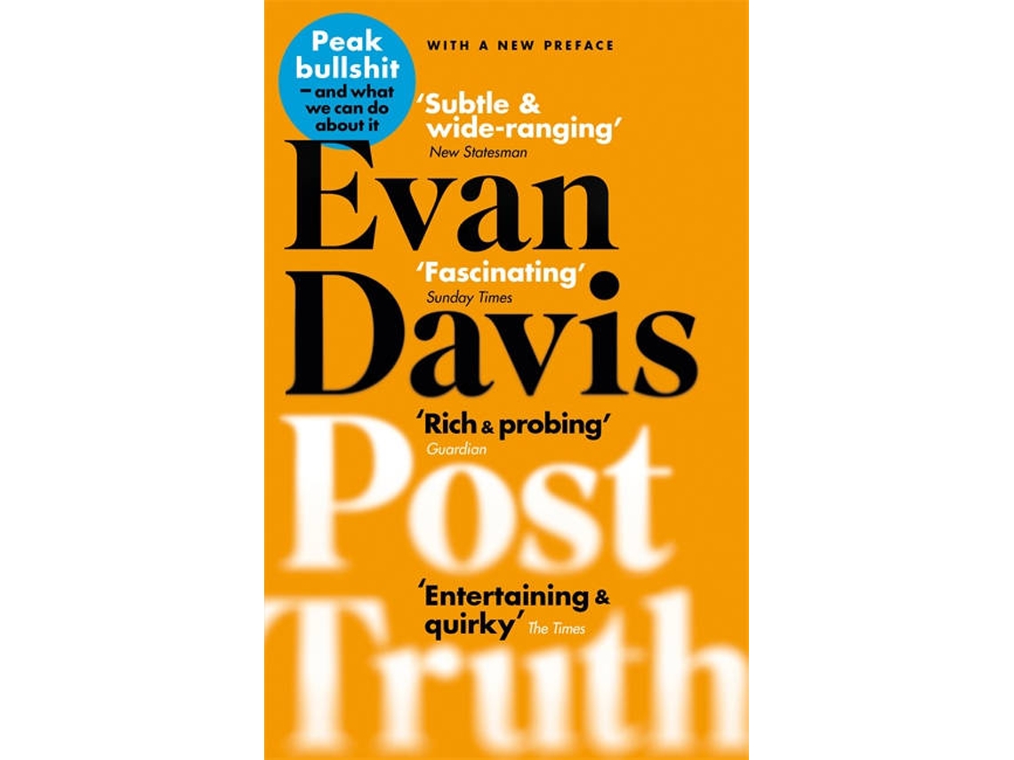 Livro PostTruth de Evan Davis (Inglês)