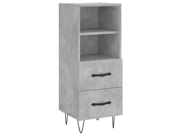 Sideboard, Sideboards Vidaxl Cinzeto Madeira Processada (n/a)