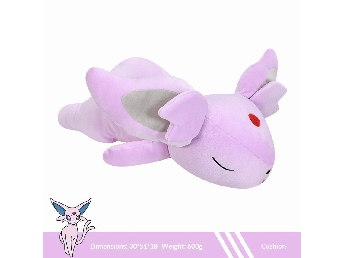 Almofada Espeon Em Peluche (deitado - Lilás)