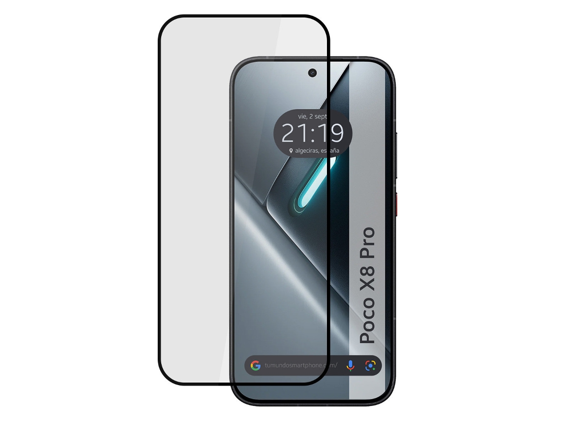 Película Tumundosmartphone Protetora De Ecrã De Vidro Temperado 5d Com Cola Total Para Xiaomi Poco X8 Pro 5g