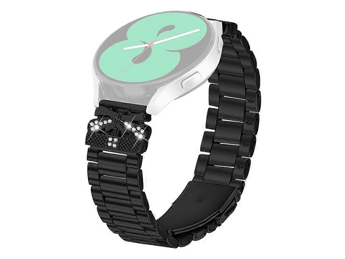 Pulseira De Substituição Compatível Com Honor Watch Es, Pulseira De Metal Com Decoração De Borboleta E Strass. Olysi Shop