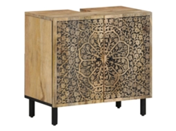 Bathroom Sink Cabinet, Bathroom Sink Cabinets Vidaxl Marrom Madeira