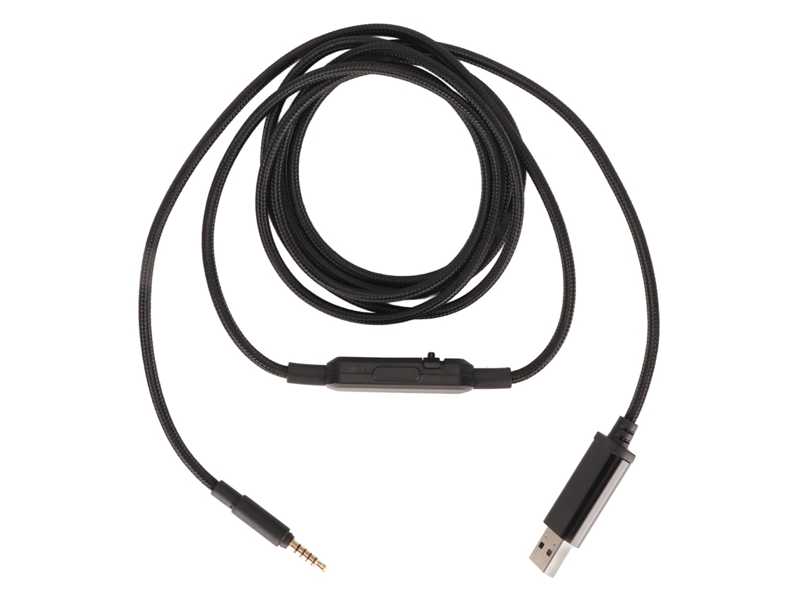 Cable de Repuesto para Auriculares Usb Beyerdynamic Mmx300 Con Control de Volumen Y Silencio, 2 M