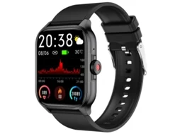 Smartwatch com chamadas Bluetooth, monitoramento de frequência cardíaca, oxigênio no sangue, pressão arterial, açúcar no sangue e lipídios na Bestvite