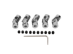 Mali cubo Universal de Eixo Rotativo 2 Etapas 4mm para Carro Barco Rc Motor Peça de Reposição Automotiva 5 Unidades