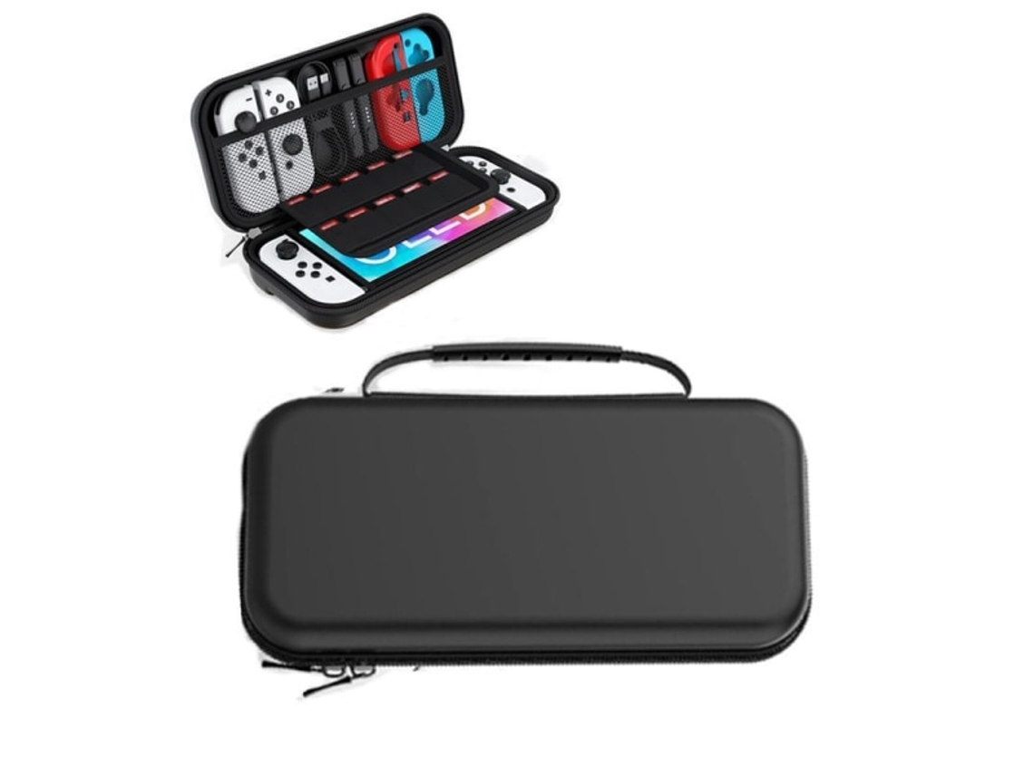 Capa Protetora Para Console Nintendo Switch Oled, Capa Protetora Para Console Nintendo Switch, Capa Protetora Portátil Para Console, Bolsa Preta