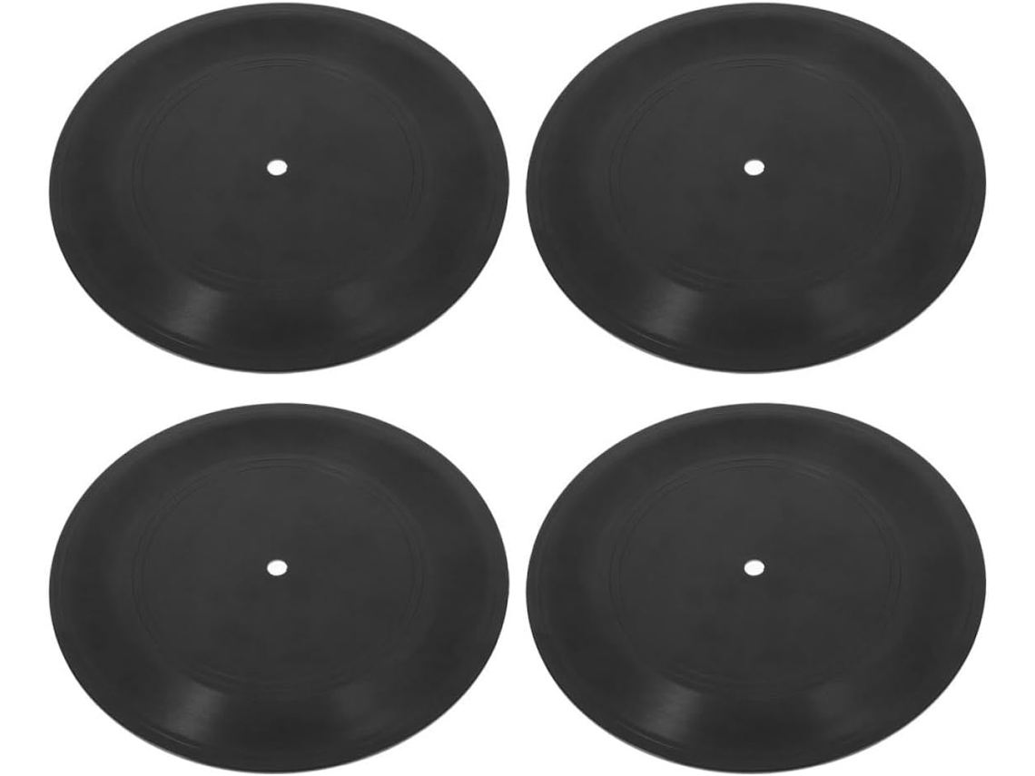 Conjunto 4 Discos Vinil Decorativos Vintage 30 Cm, Decoração Parede Retrô Sala Estar, Bar Ornamento